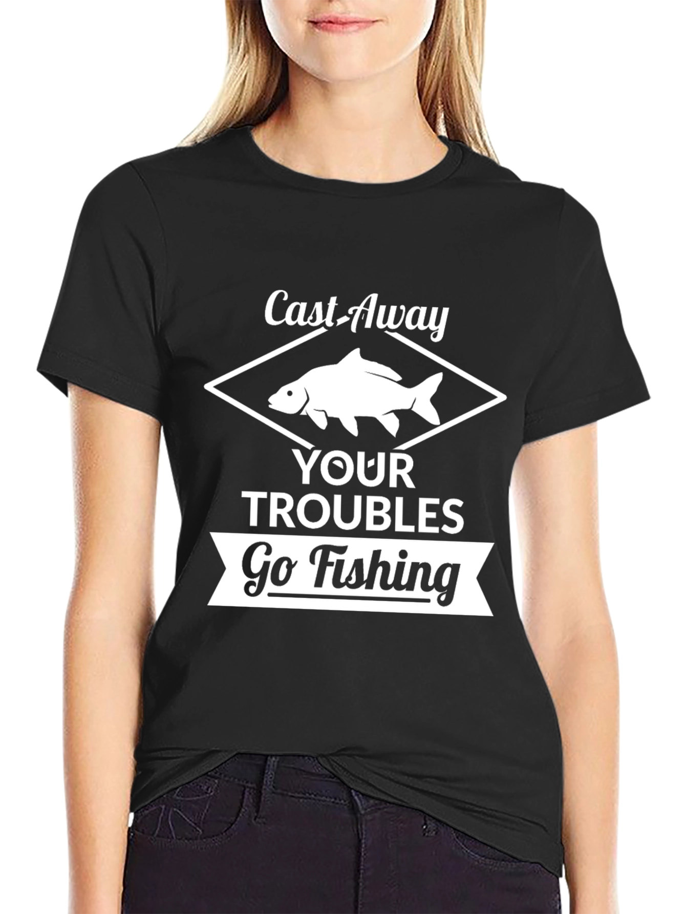 Cast Away Your Troubles Fishing T-Shirt