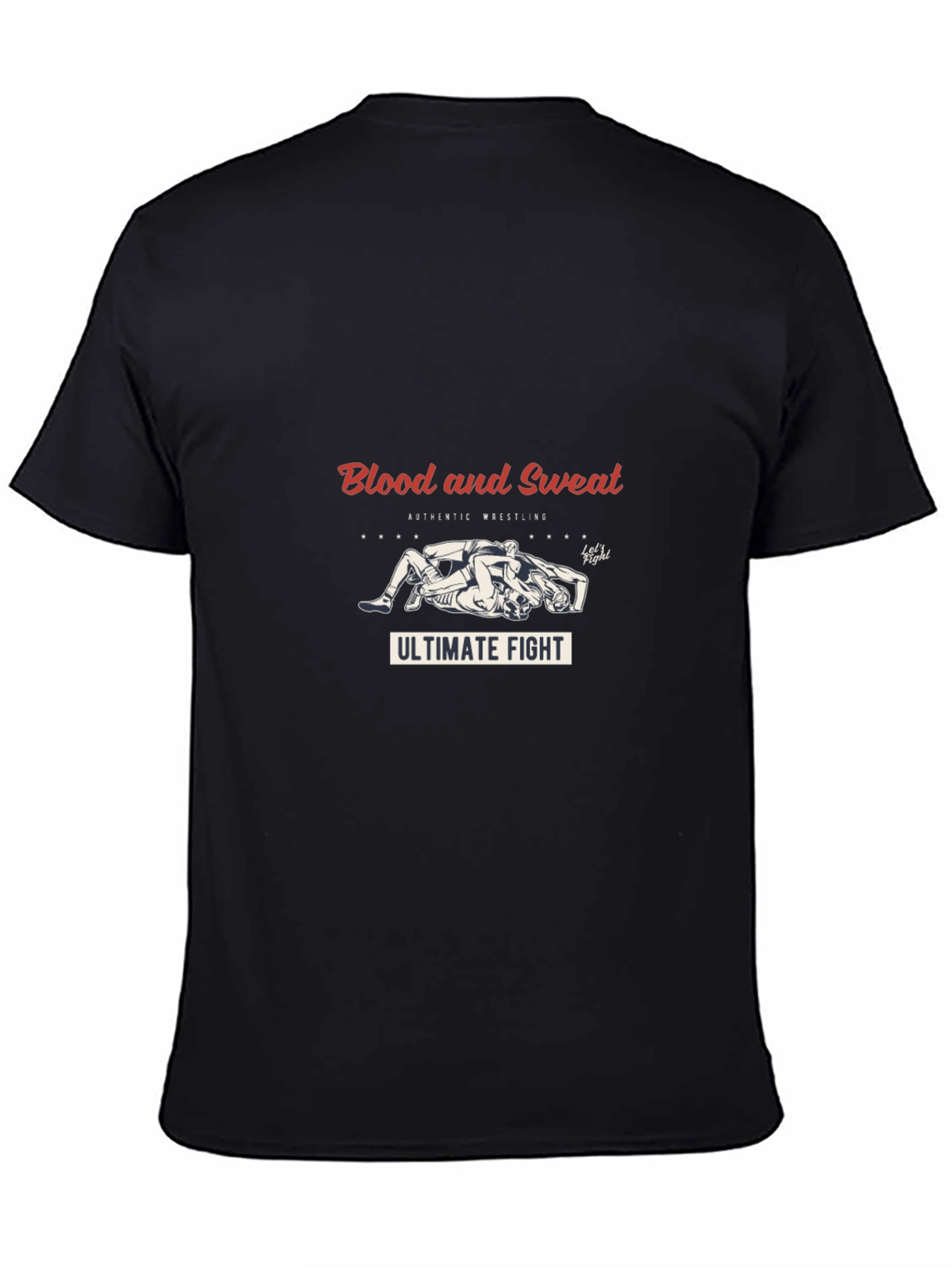 Blood and Sweat Wrestling Graphic Tee