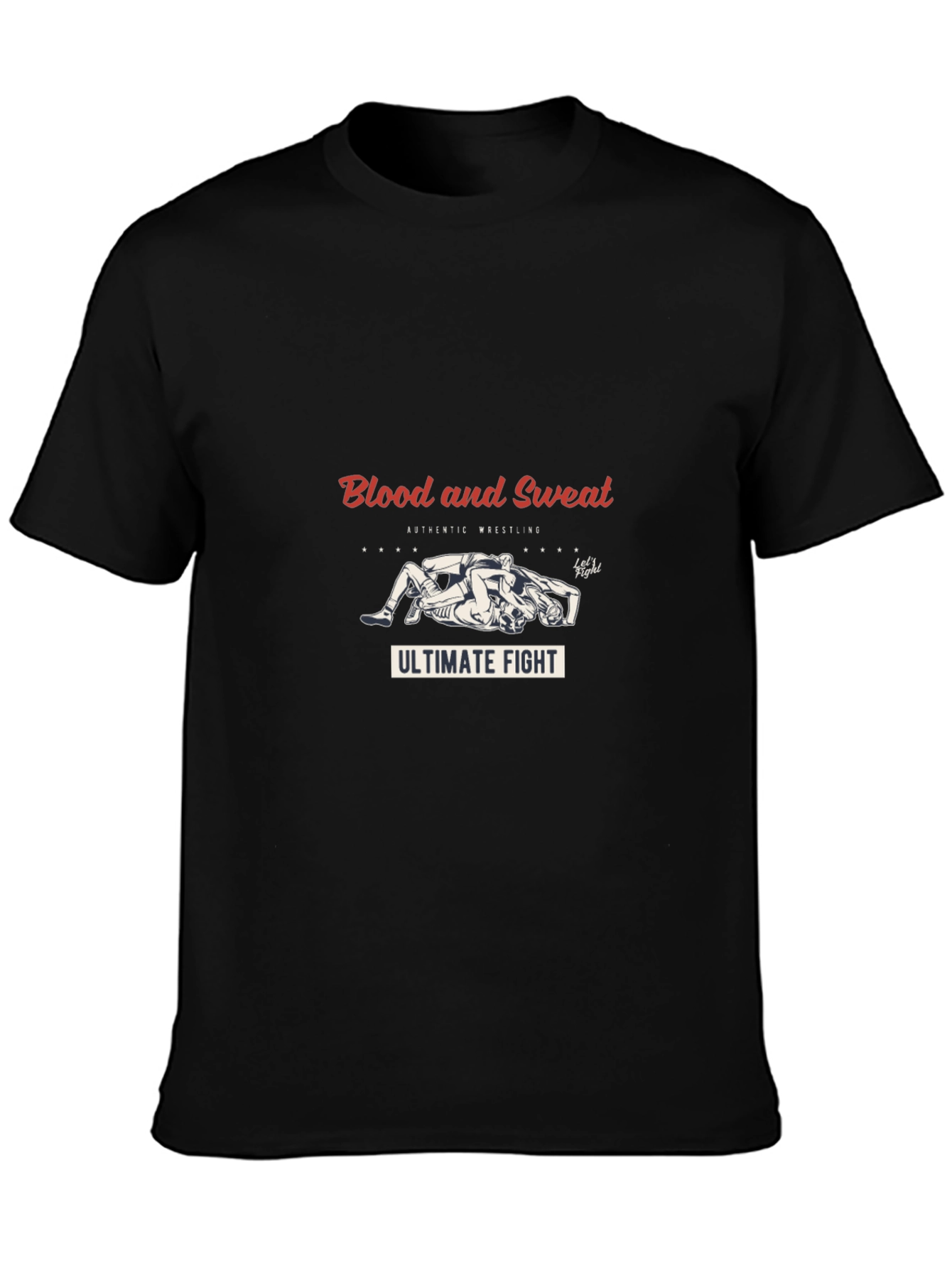 Blood and Sweat Wrestling Graphic Tee