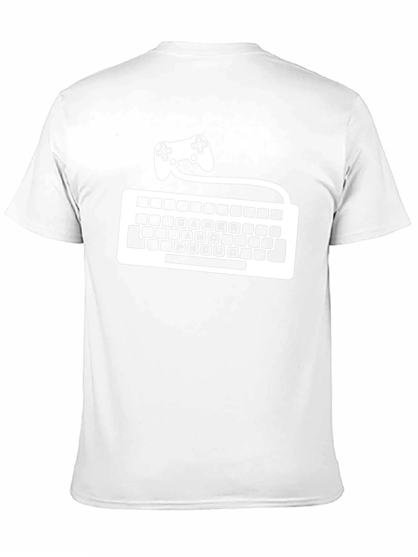 Gamer Proud T-Shirt - Keyboard & Controller Design