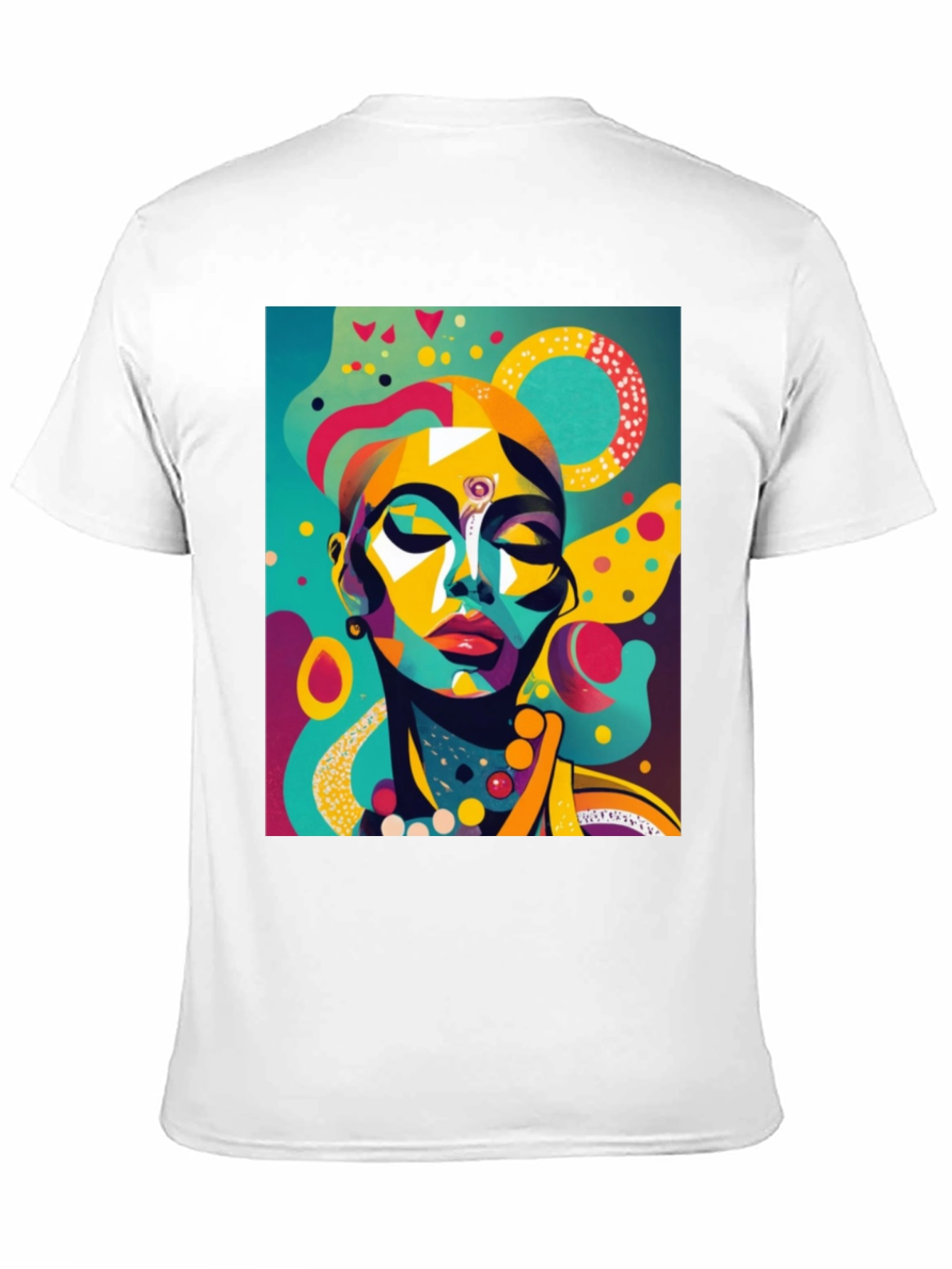 Abstract Art Print Tee - Modern Graphic T-Shirt