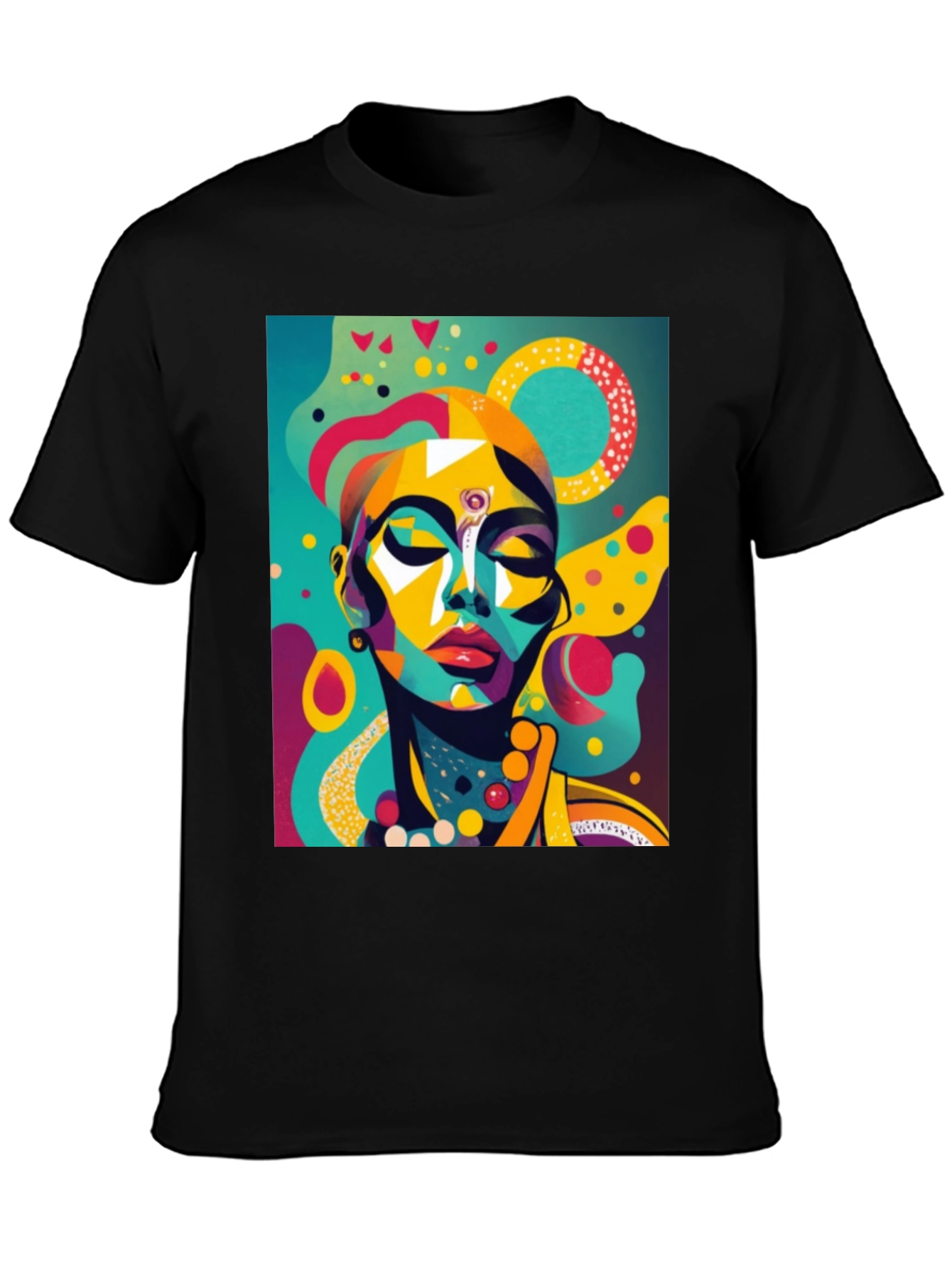 Abstract Art Print Tee - Modern Graphic T-Shirt