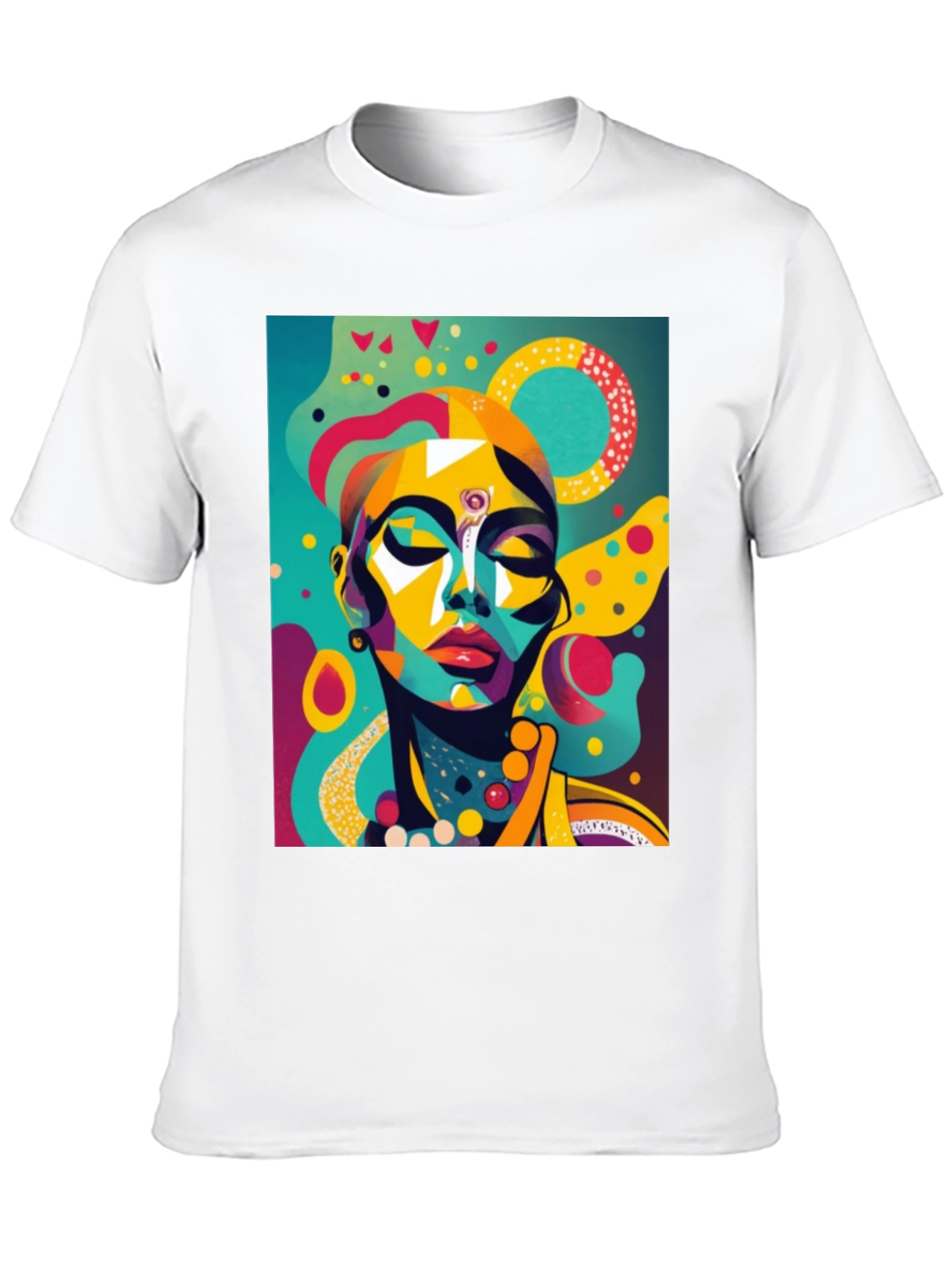 Abstract Art Print Tee - Modern Graphic T-Shirt