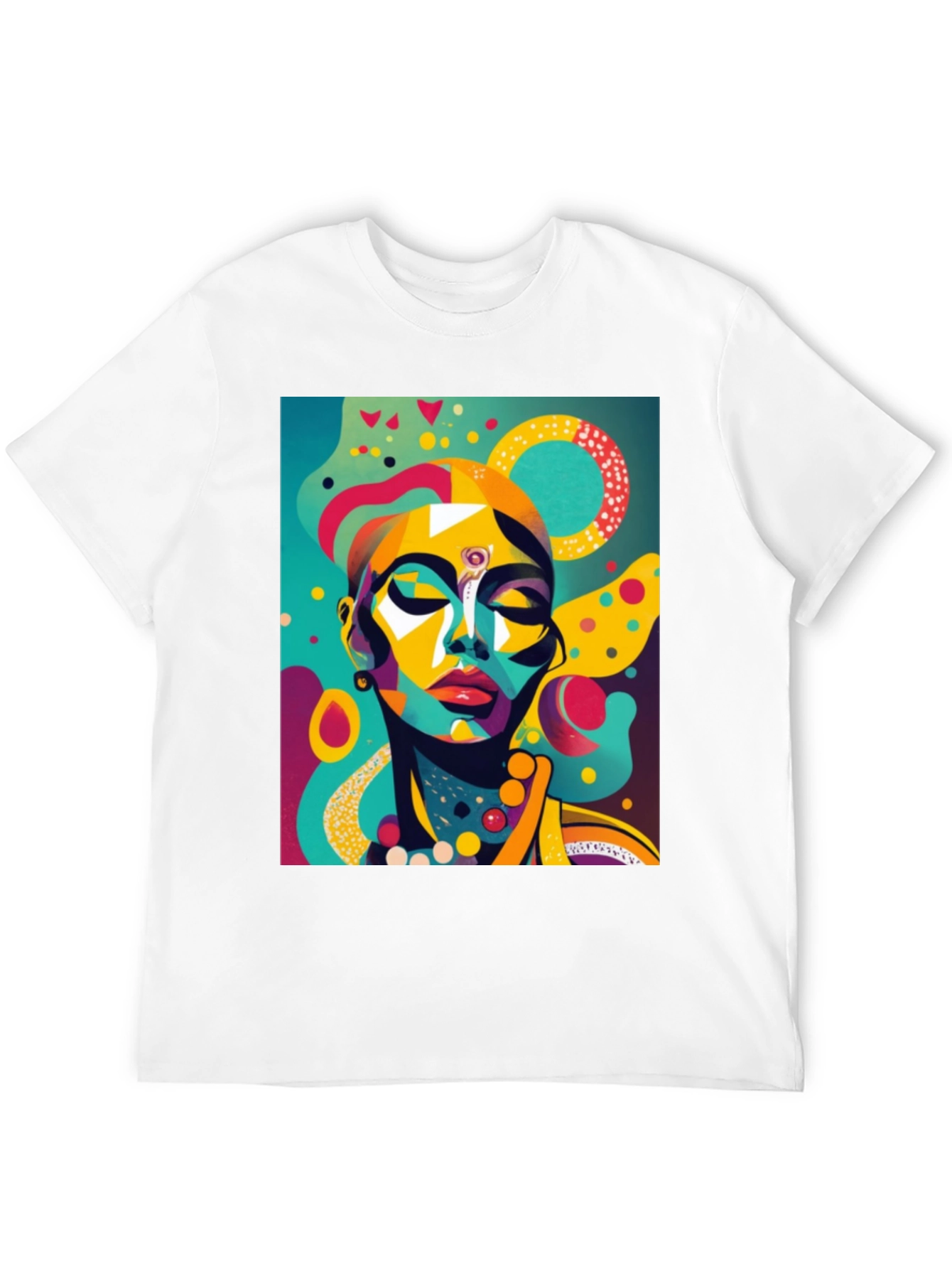 Abstract Art Print Tee - Modern Graphic T-Shirt