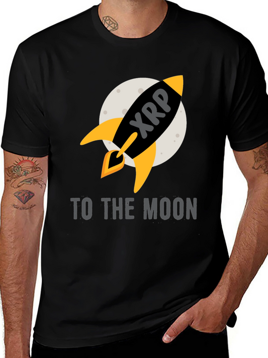 XRP Rocket to the Moon T-Shirt