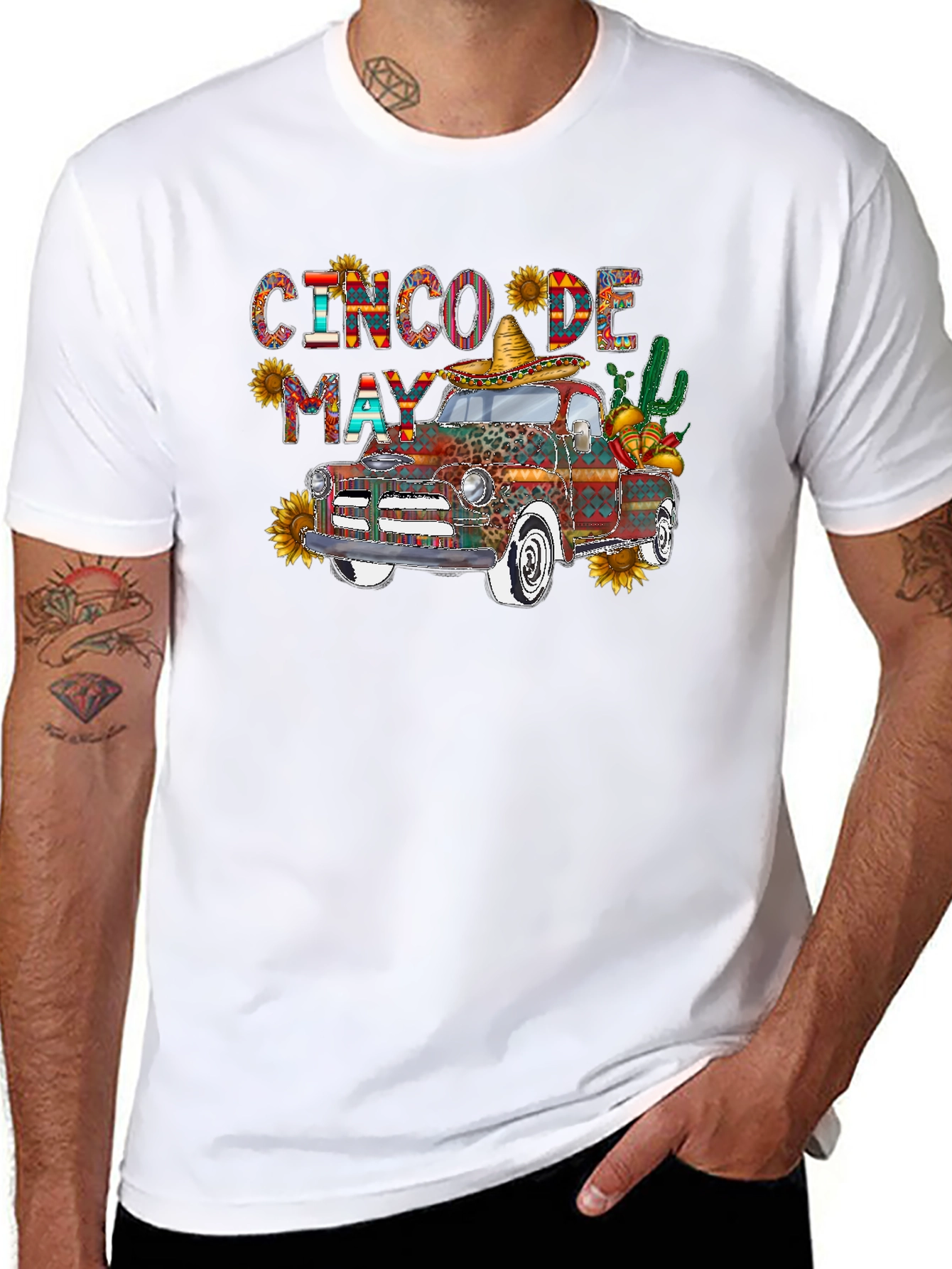 Cinco De Mayo Truck Graphic Tee