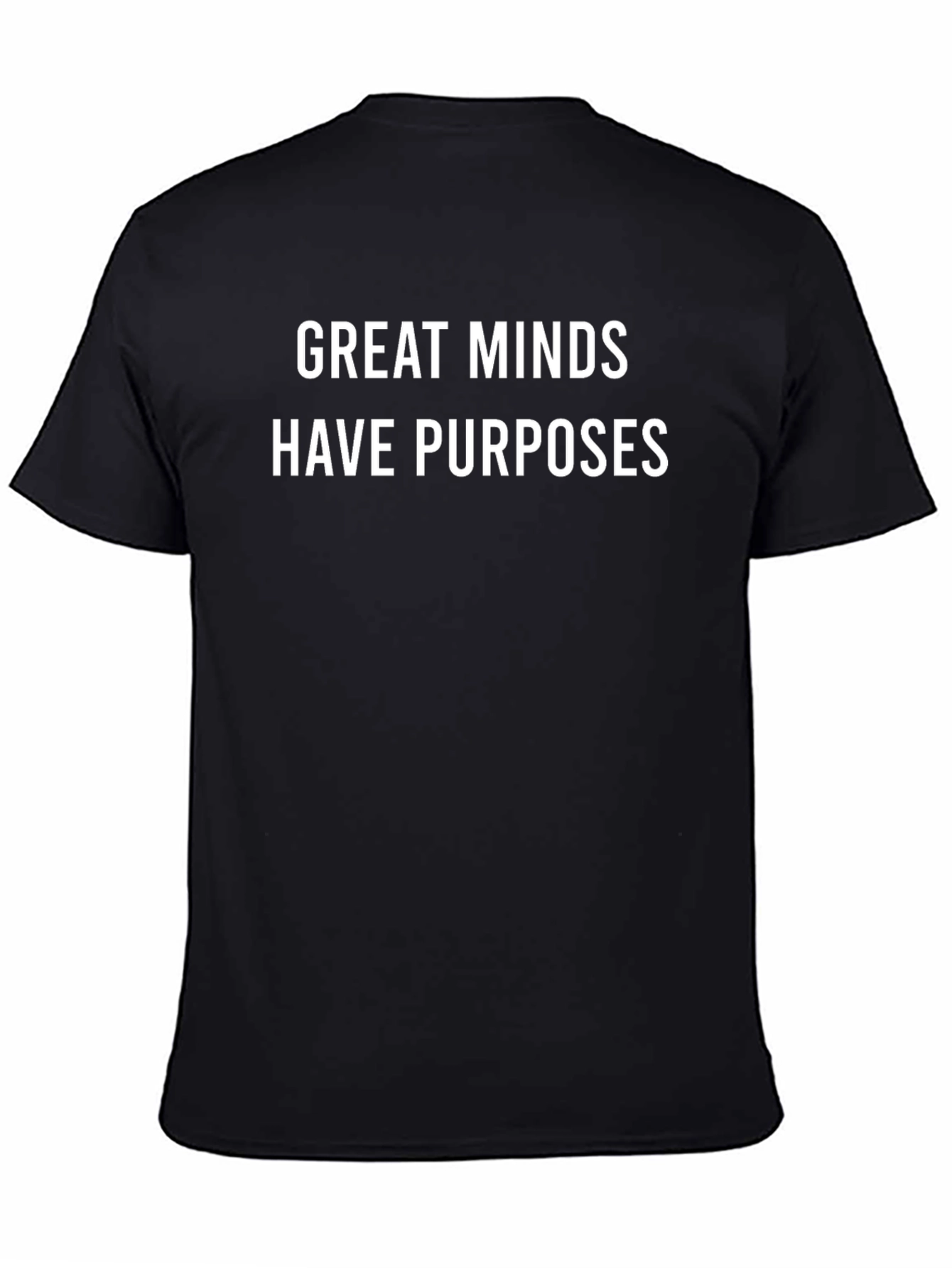 Great Minds Have Purposes Black Tee