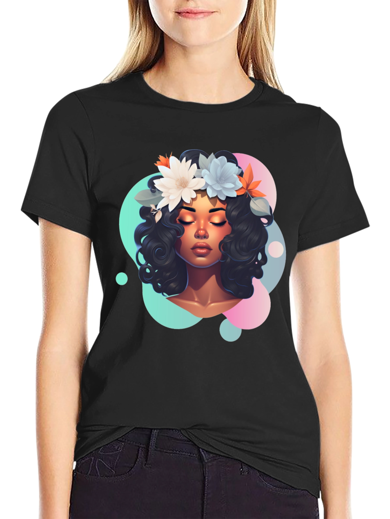 Floral Dream T-Shirt - Womens Graphic Tee
