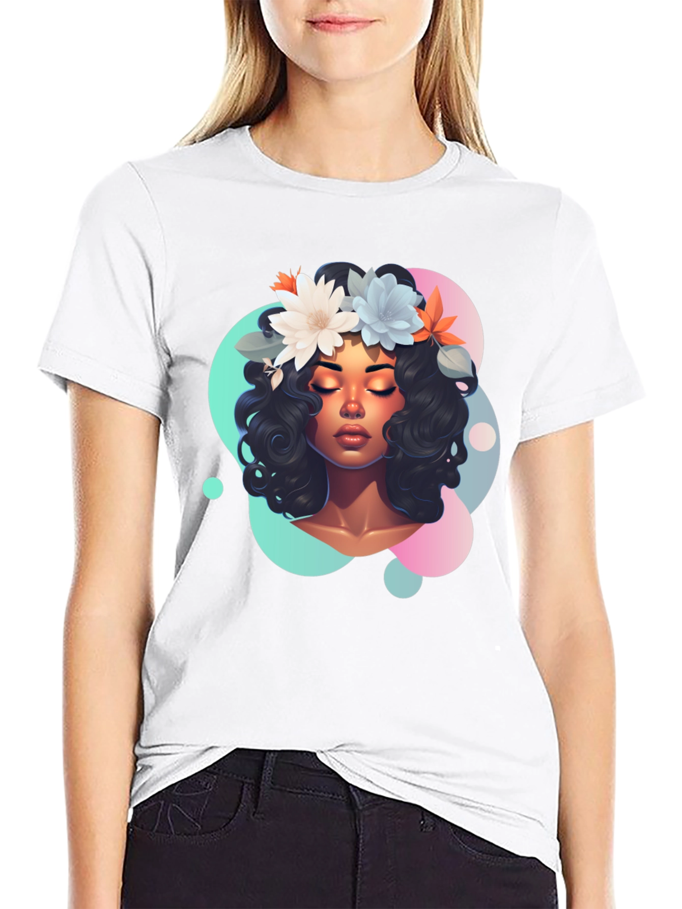 Floral Dream T-Shirt - Womens Graphic Tee