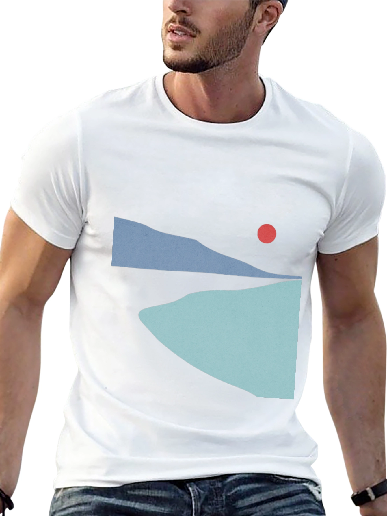 Minimalist Sunset T-Shirt - Graphic Tee