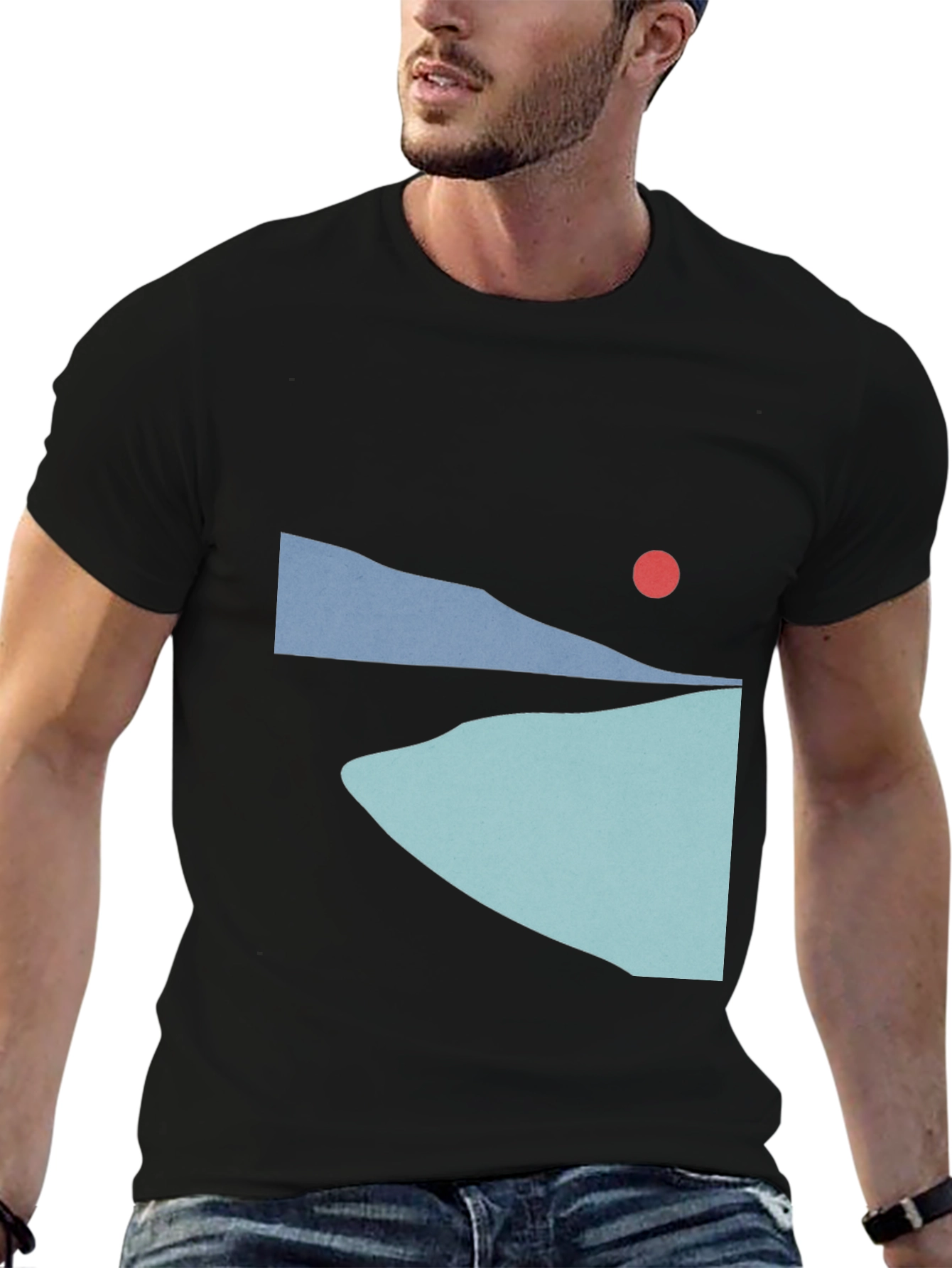 Minimalist Sunset T-Shirt - Graphic Tee