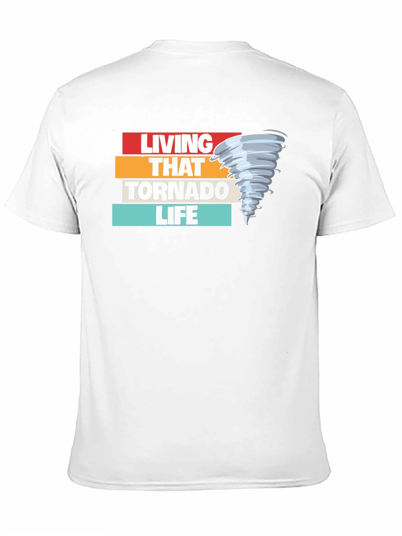 Living That Tornado Life Black T-Shirt