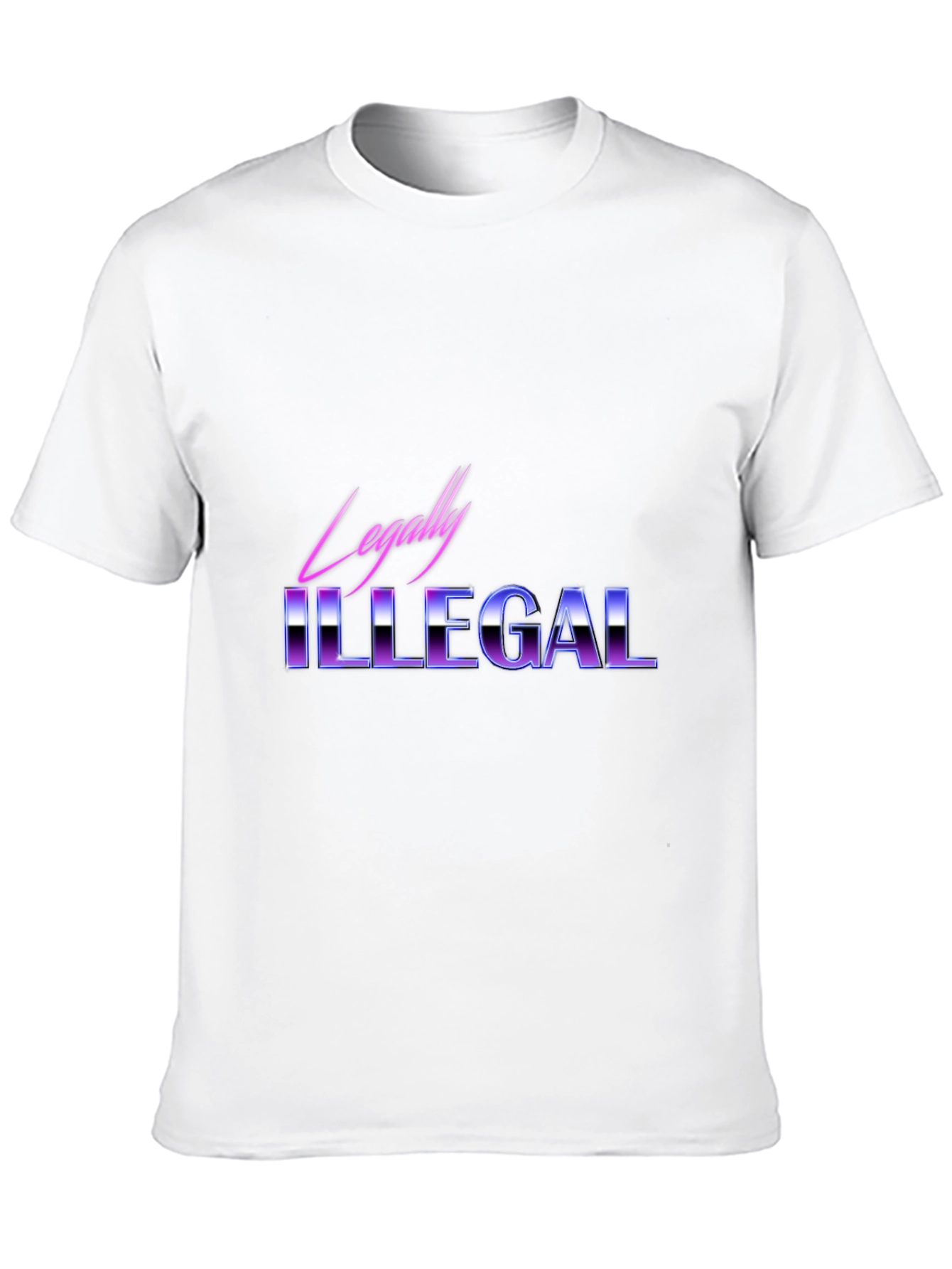 Legally Illegal Graphic Tee - Retro Style