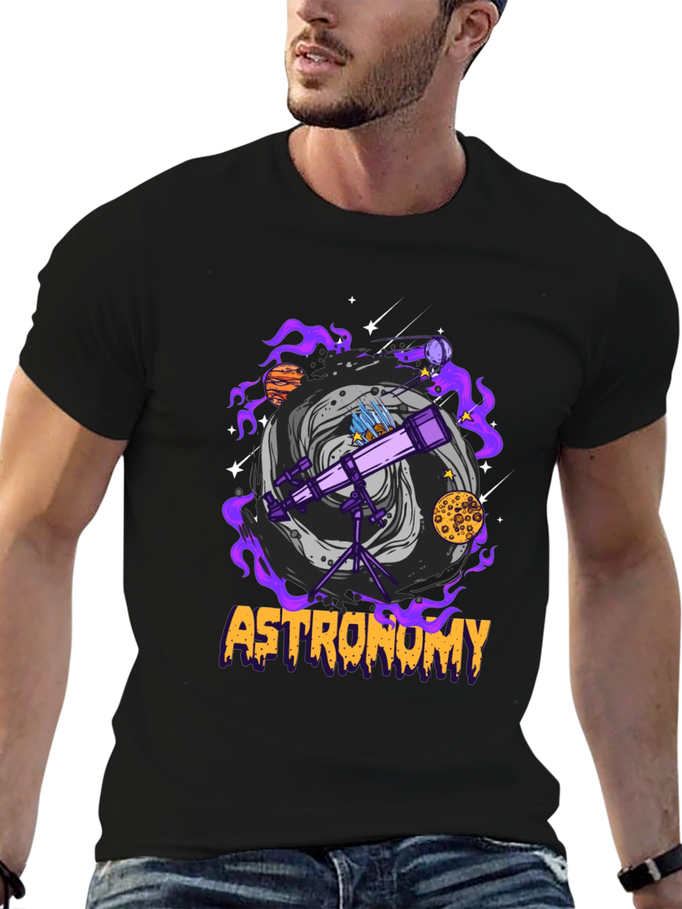 Astronomy T-Shirt: Space Telescope Design