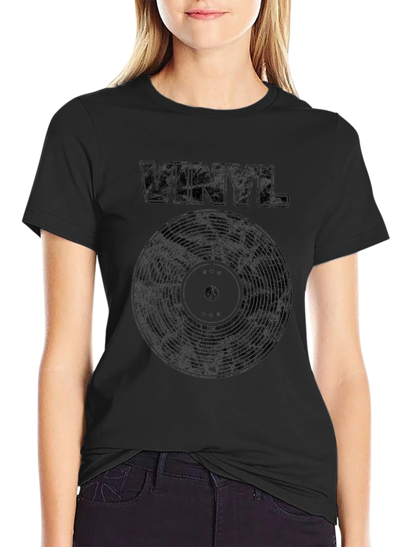 Vinyl Record Graphic T-Shirt