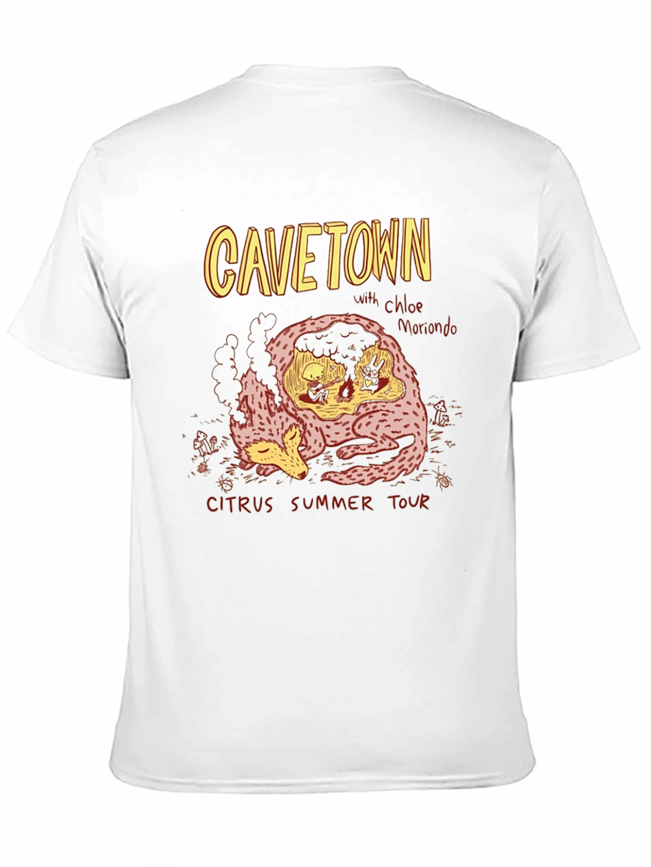 CAVETOWN Citrus Summer Tour Black Graphic T-Shirt