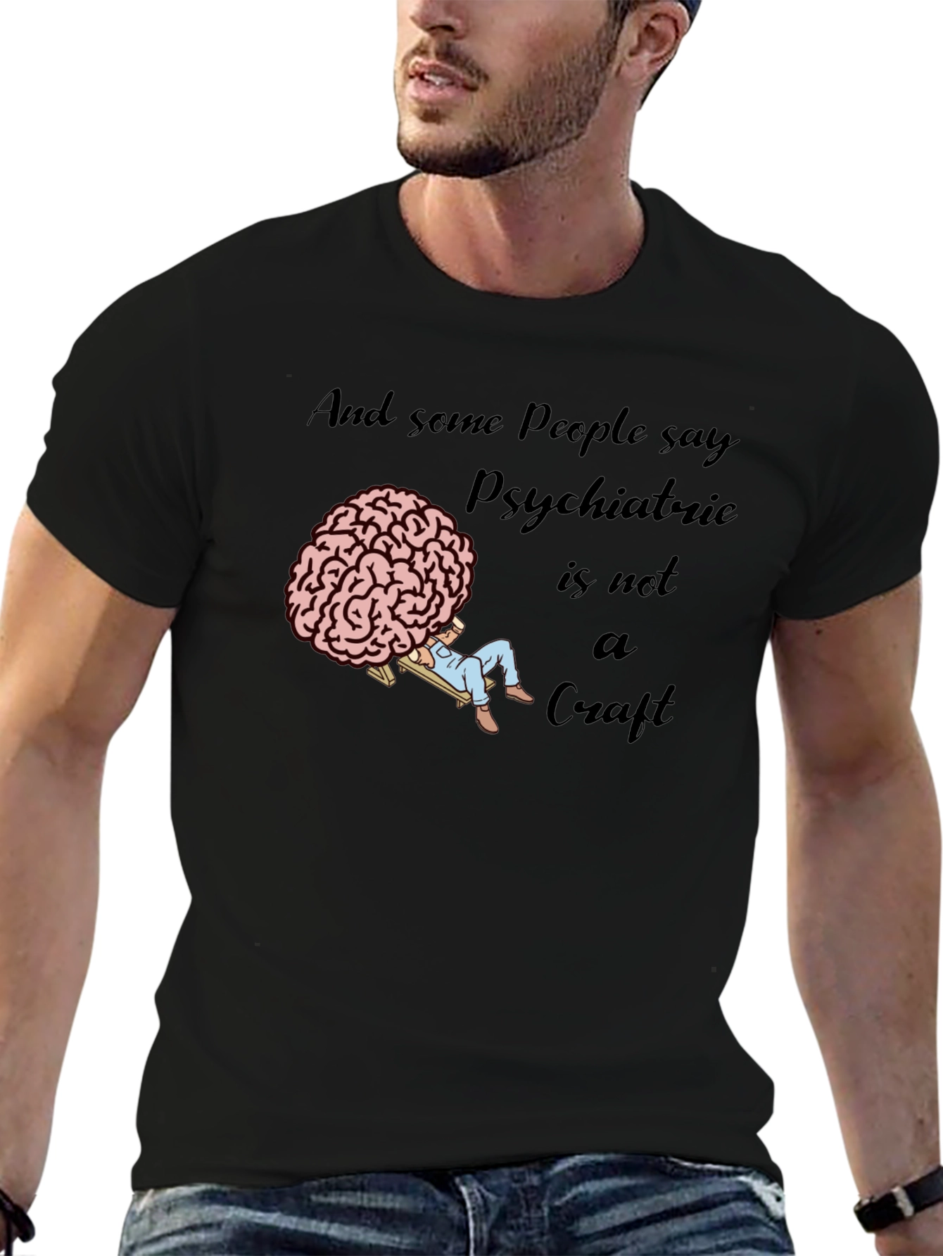 Psychiatric Craft T-Shirt - Novelty Brain Tee