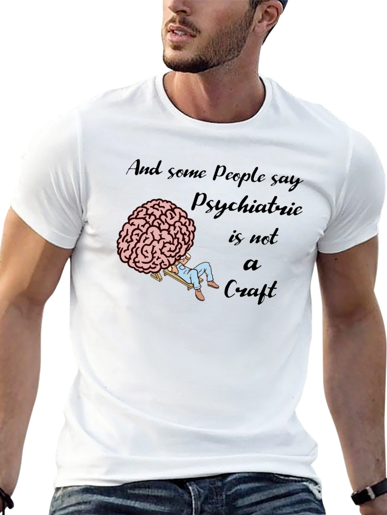 Psychiatric Craft T-Shirt - Novelty Brain Tee