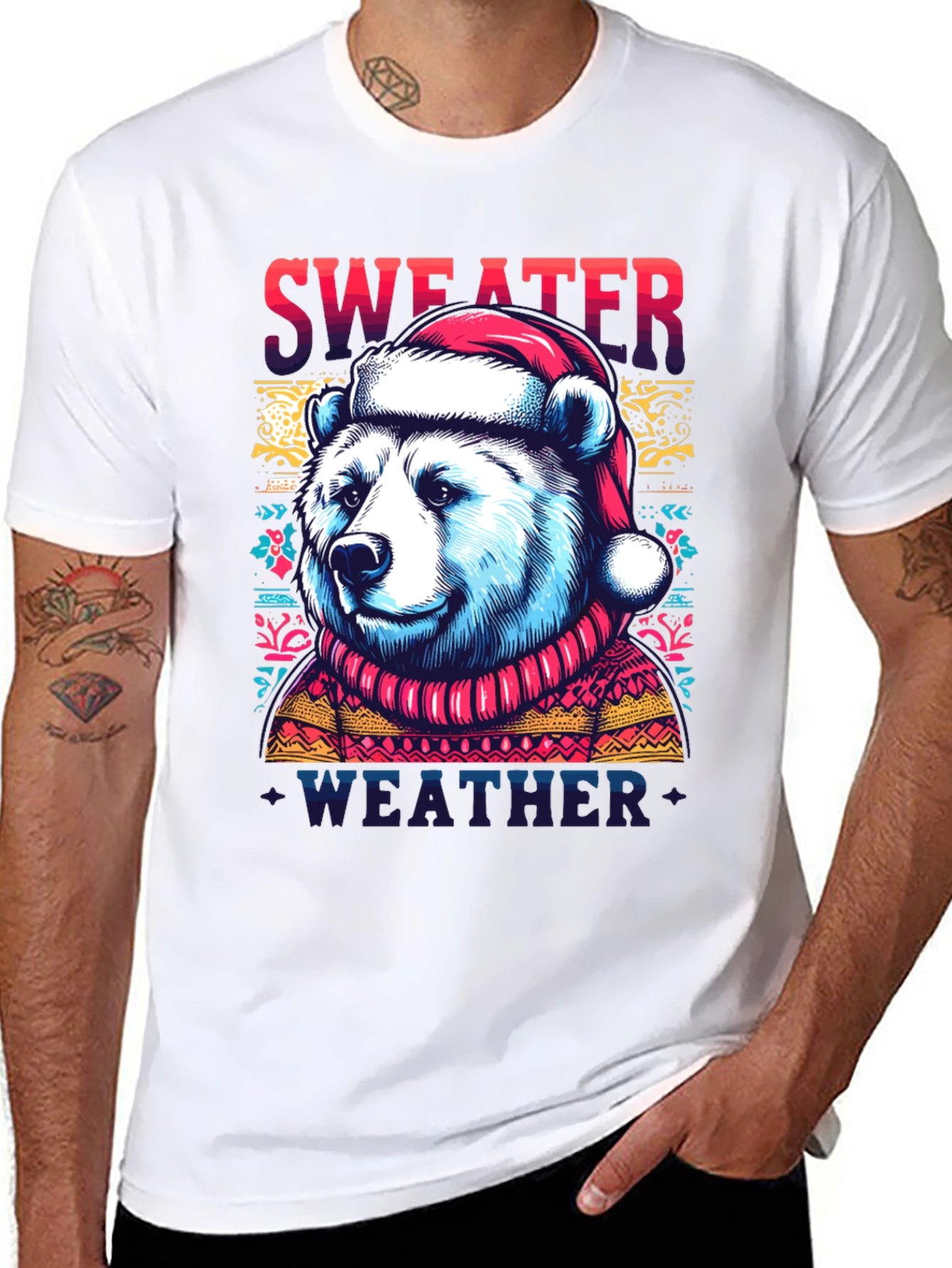 Sweater Weather Bear Tee