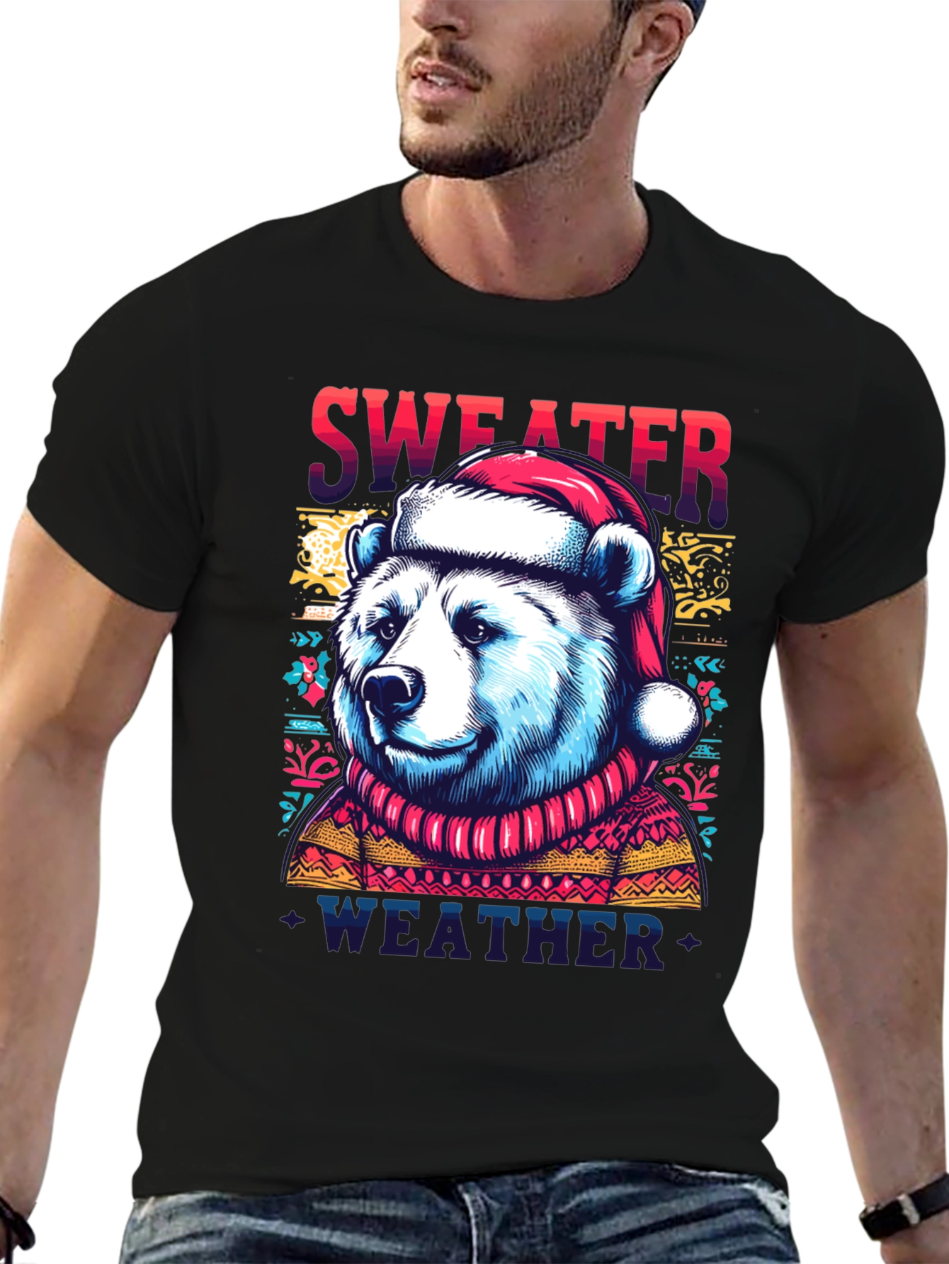 Sweater Weather Bear Tee