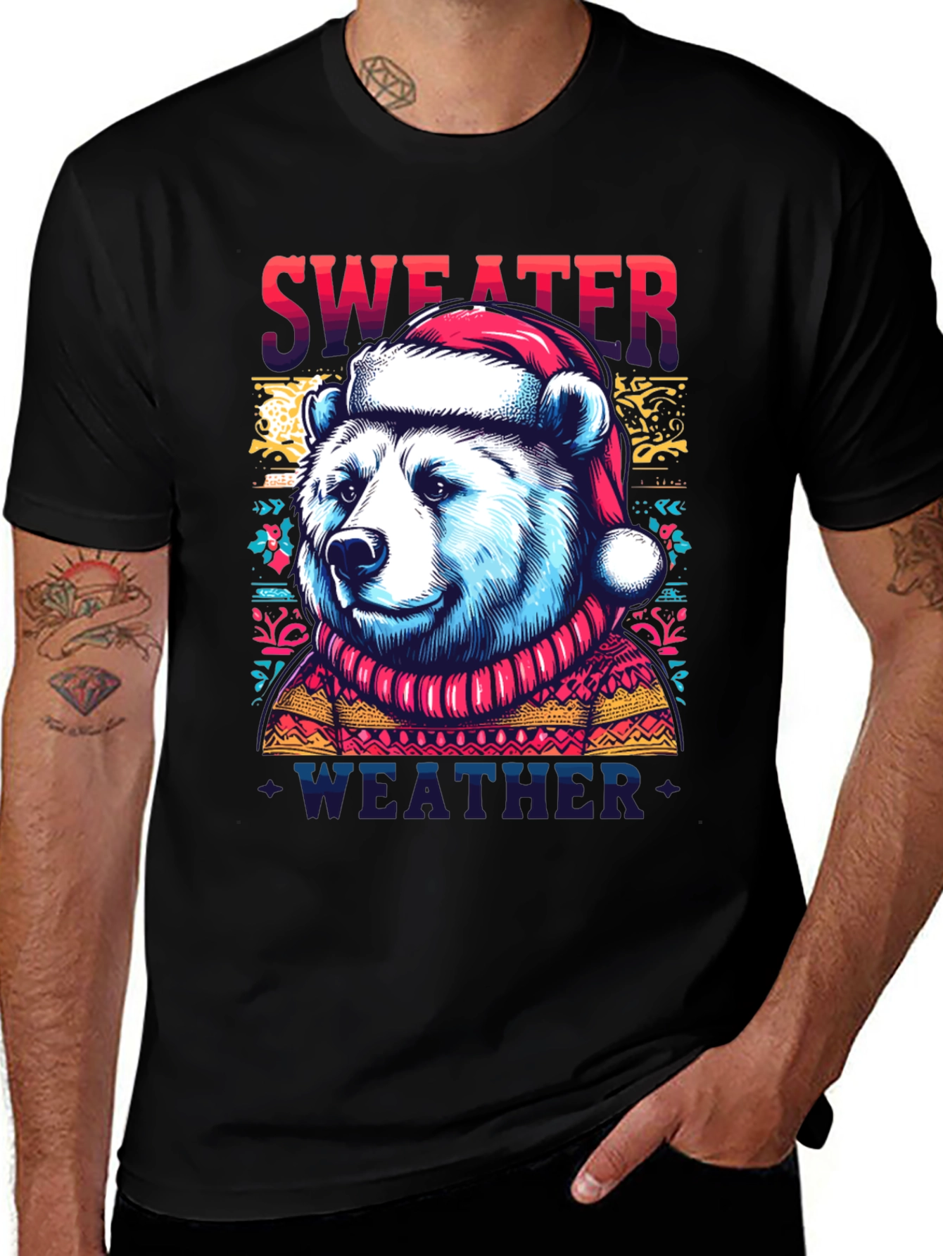 Sweater Weather Bear Tee