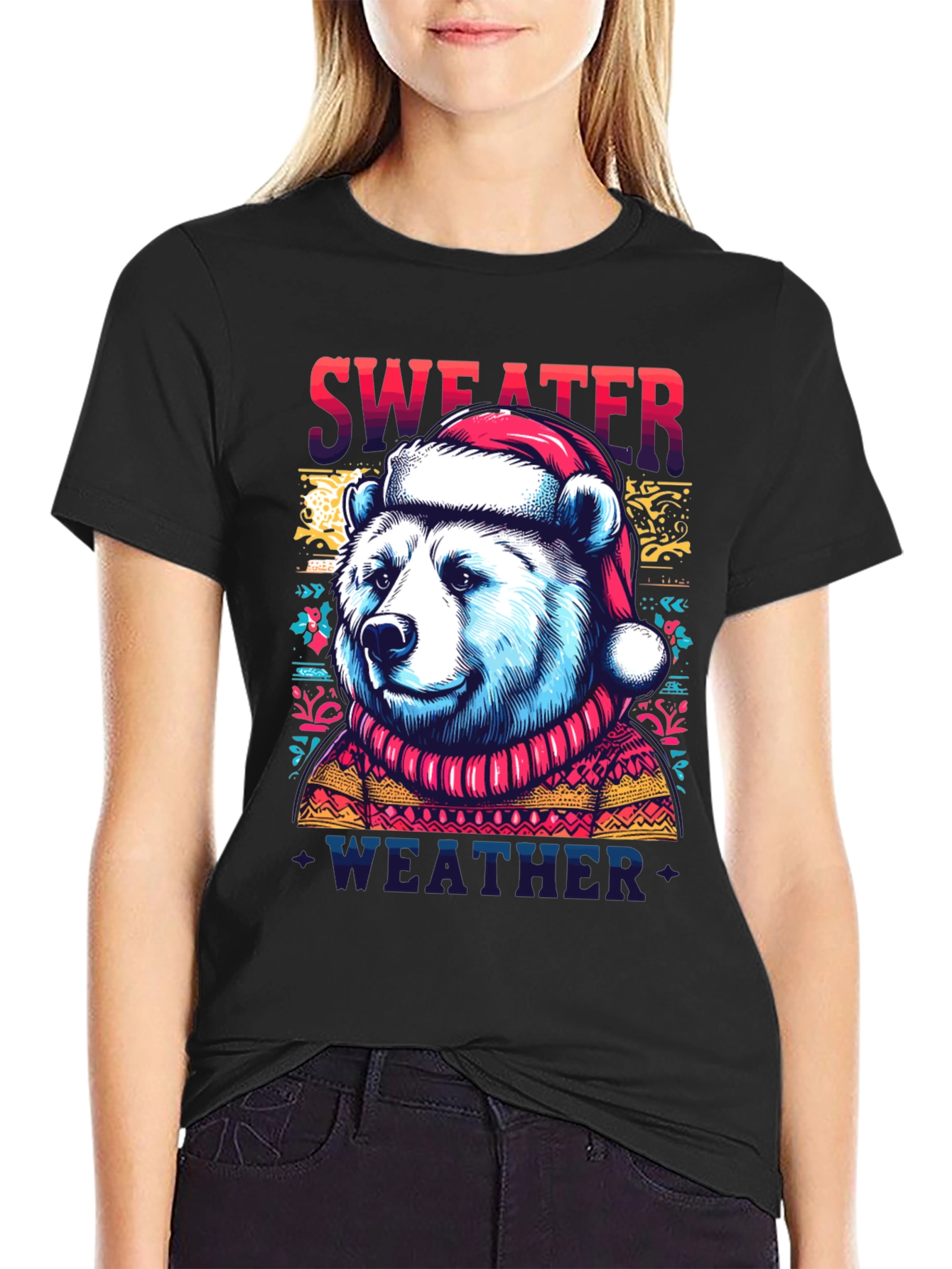 Sweater Weather Bear Tee