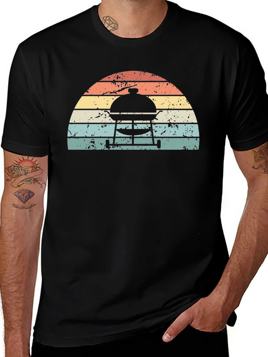 Vintage BBQ Grill Graphic Tee