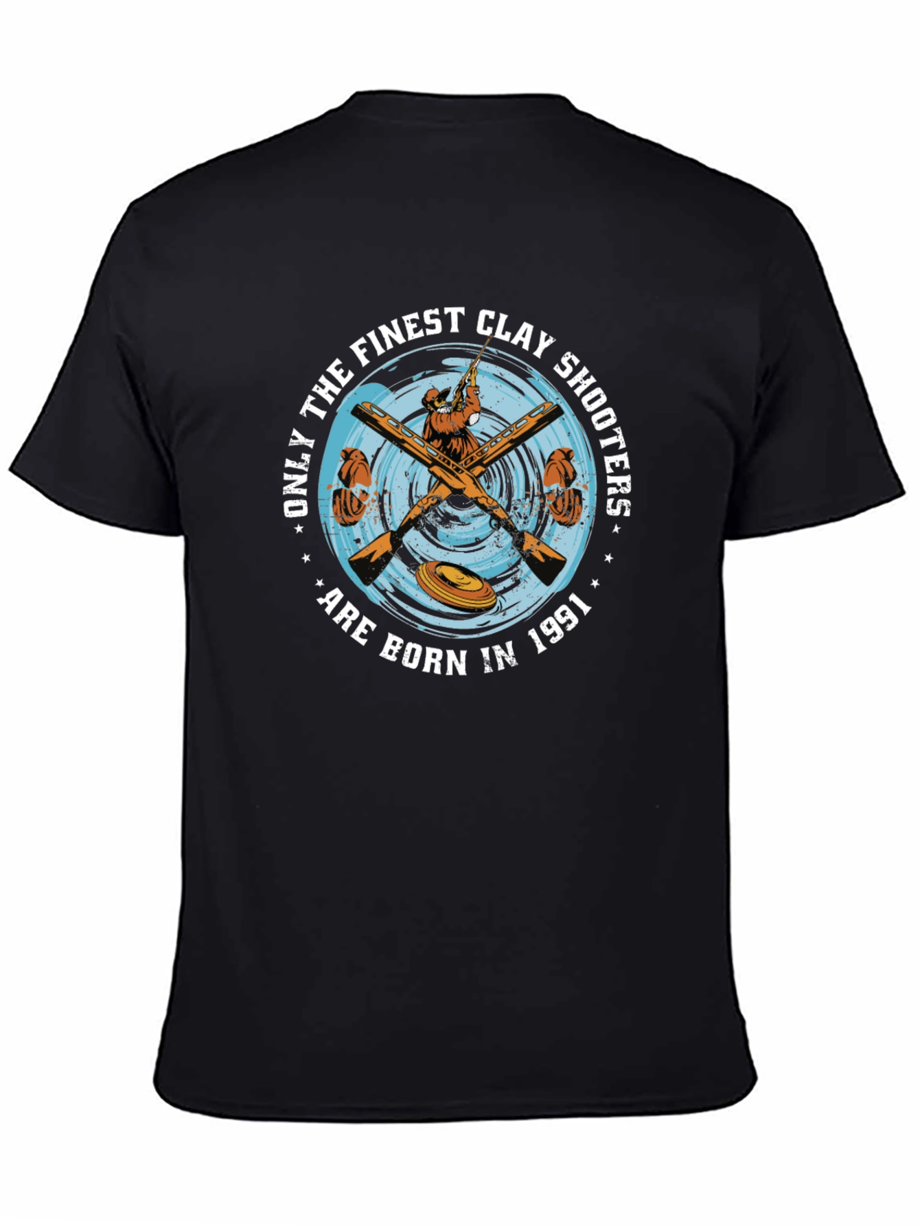 Finest Clay Shooters 1991 Black T-Shirt