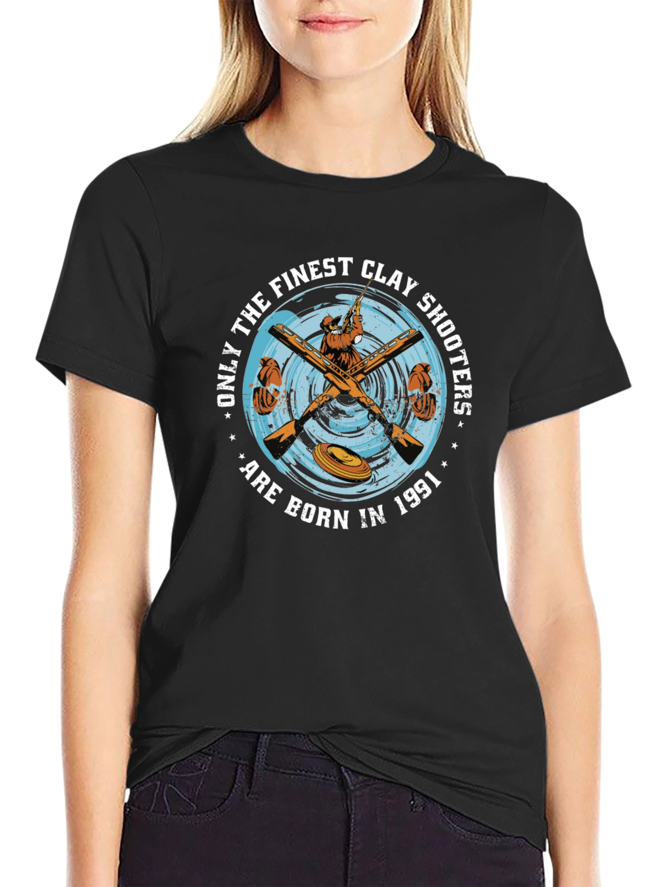 Finest Clay Shooters 1991 Black T-Shirt