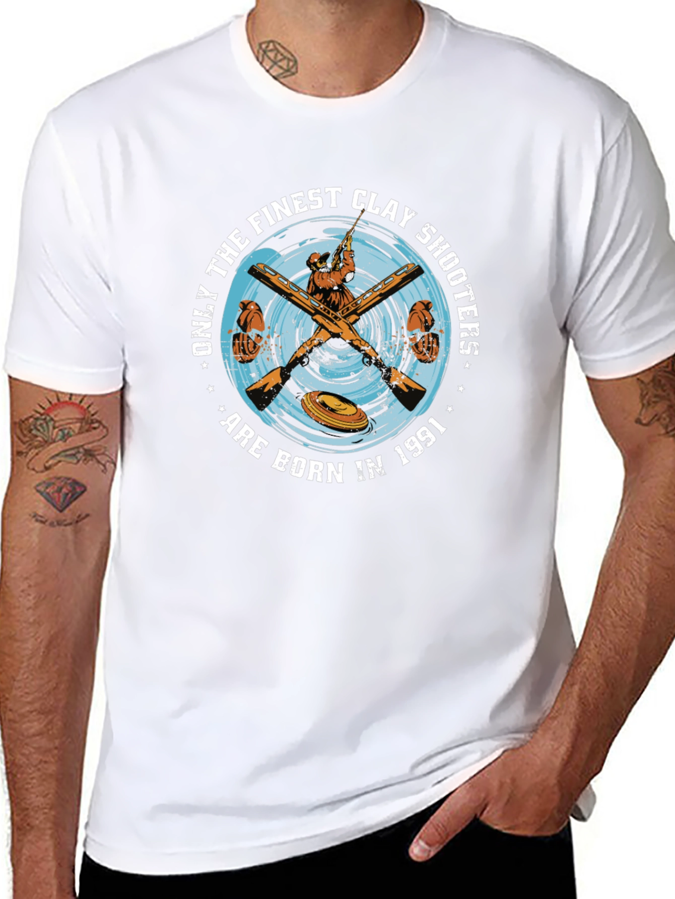 Finest Clay Shooters 1991 Black T-Shirt