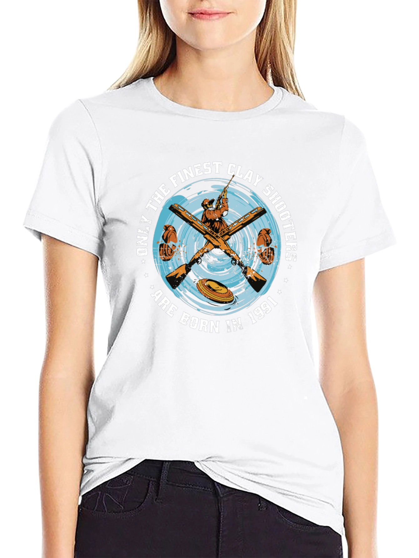 Finest Clay Shooters 1991 Black T-Shirt