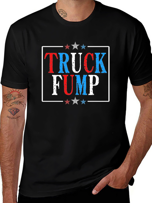 Truck Fump Graphic Tee - Patriotic Design