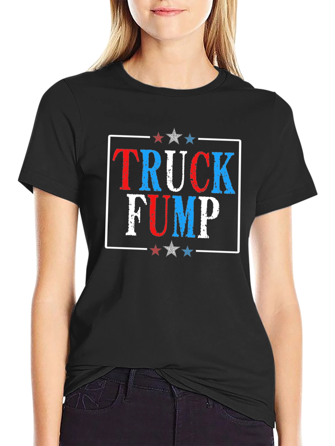 Truck Fump Graphic Tee - Patriotic Design