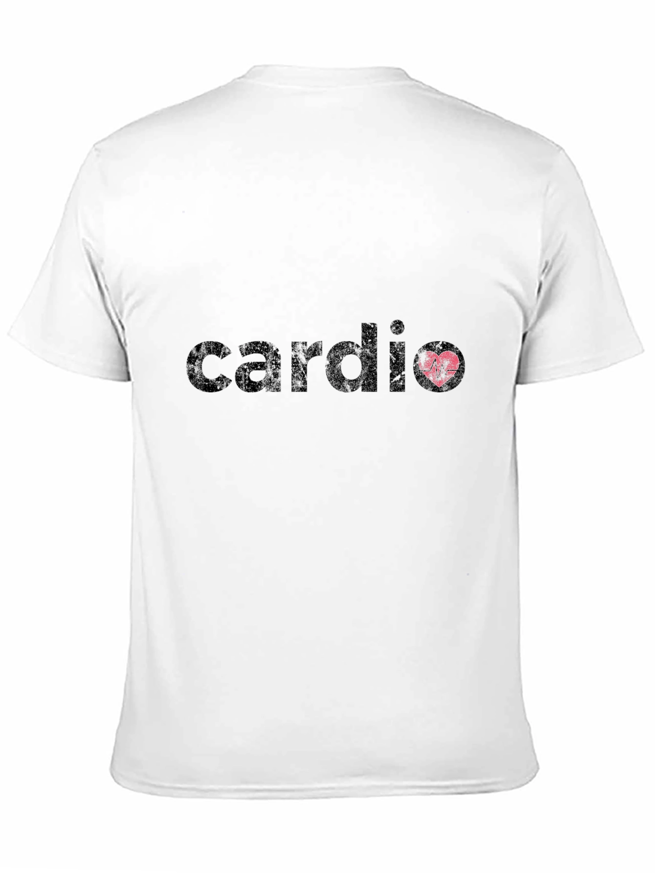 Cardio Heartbeat Black T-Shirt - Fitness Apparel
