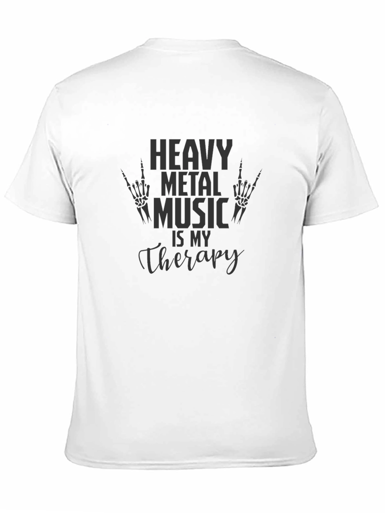Heavy Metal Music Therapy Graphic Tee