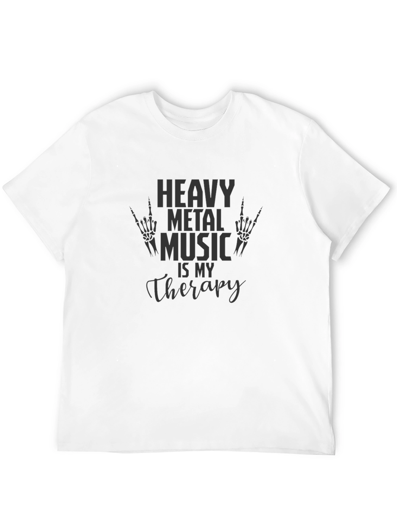 Heavy Metal Music Therapy Graphic Tee