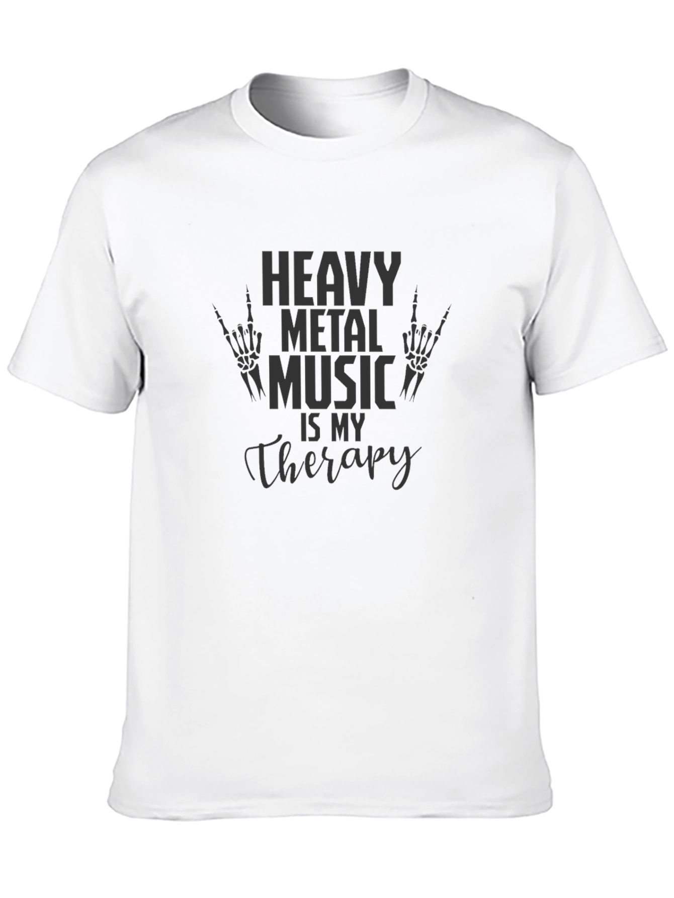 Heavy Metal Music Therapy Graphic Tee