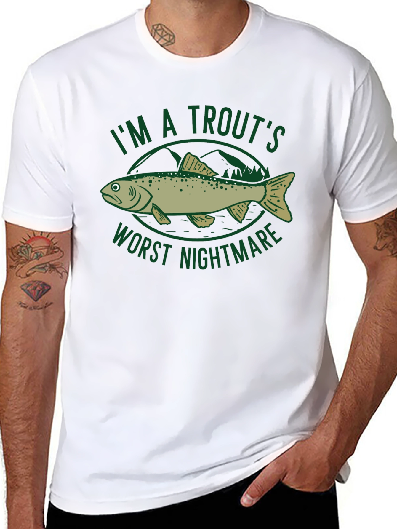 Trouts Worst Nightmare T-Shirt - Fishing Tee