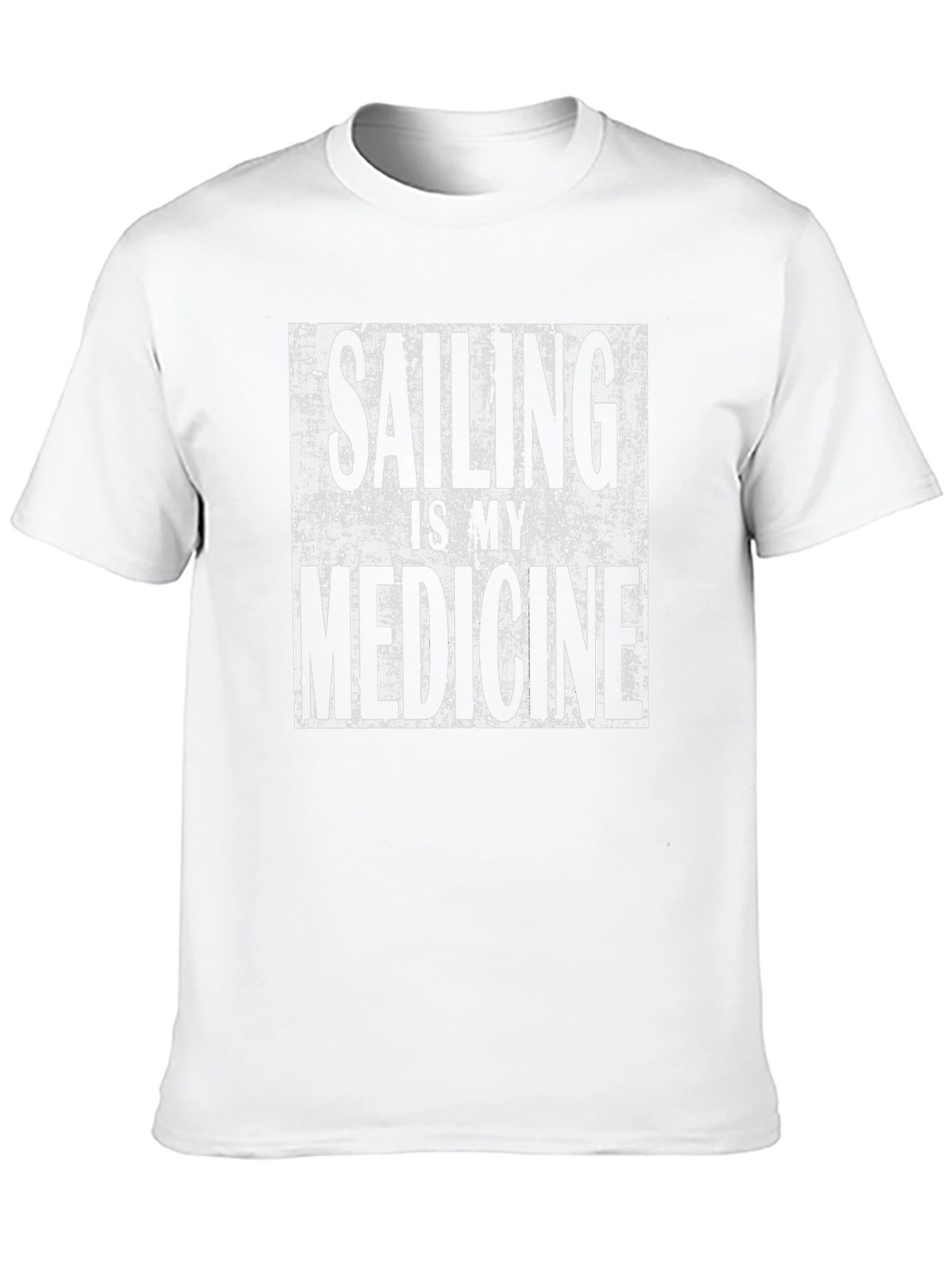 Sailing is My Medicine Black Graphic Tee