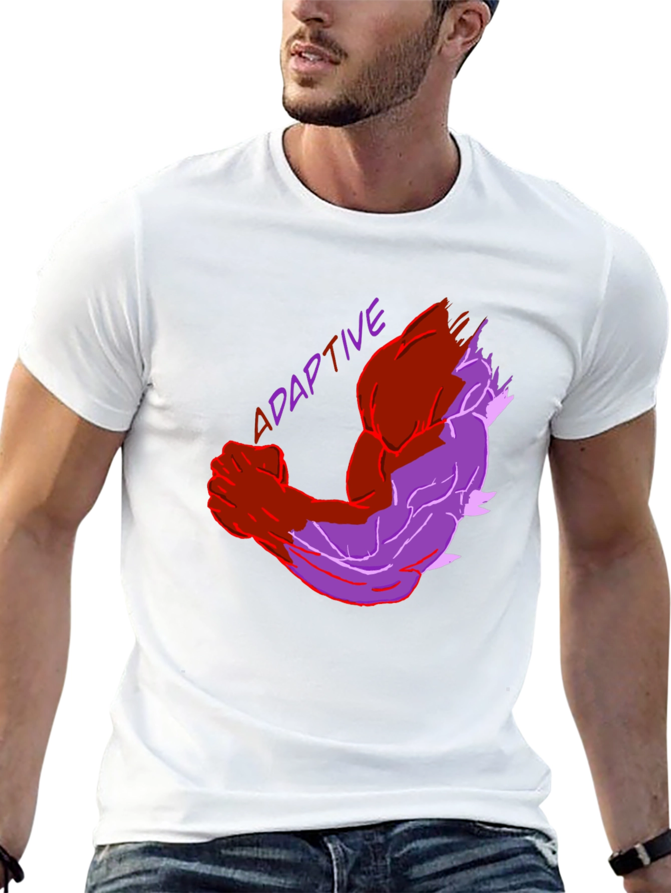 Adaptive Muscle Tee - Flex Your Resilience