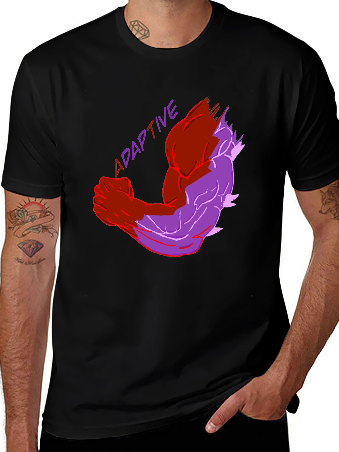 Adaptive Muscle Tee - Flex Your Resilience