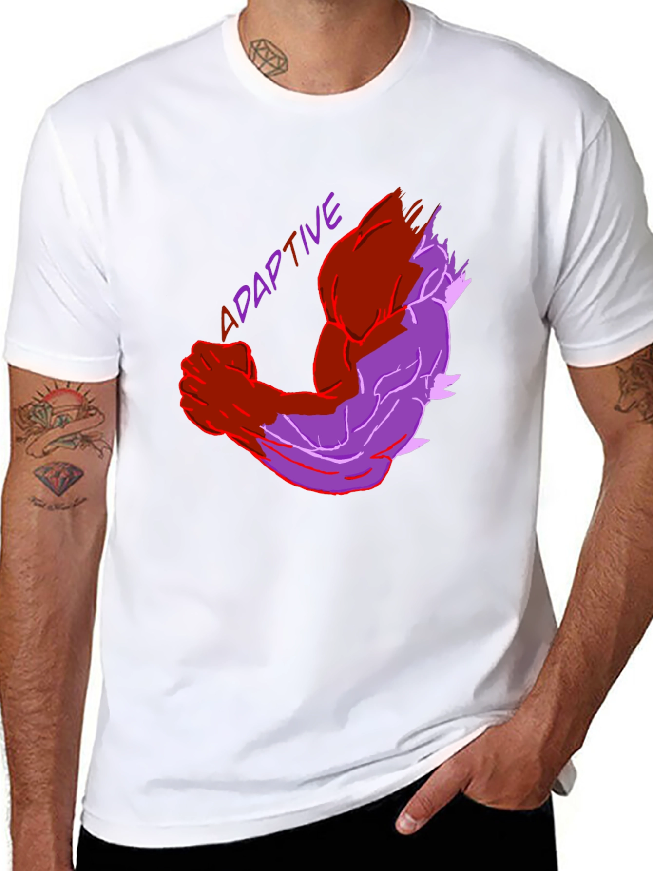 Adaptive Muscle Tee - Flex Your Resilience