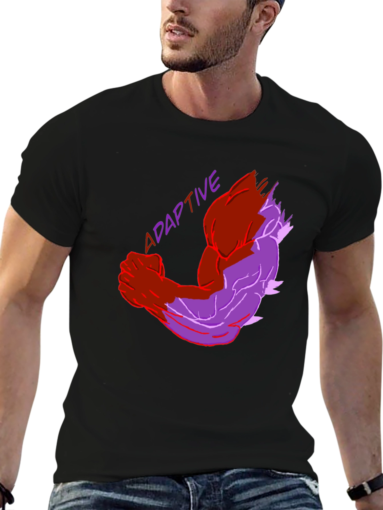 Adaptive Muscle Tee - Flex Your Resilience