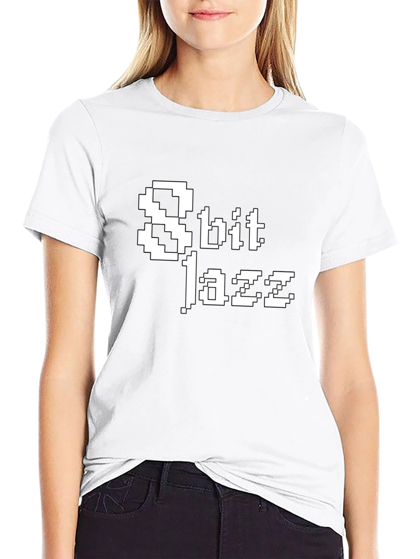 8-Bit Jazz Graphic Tee - Retro Style