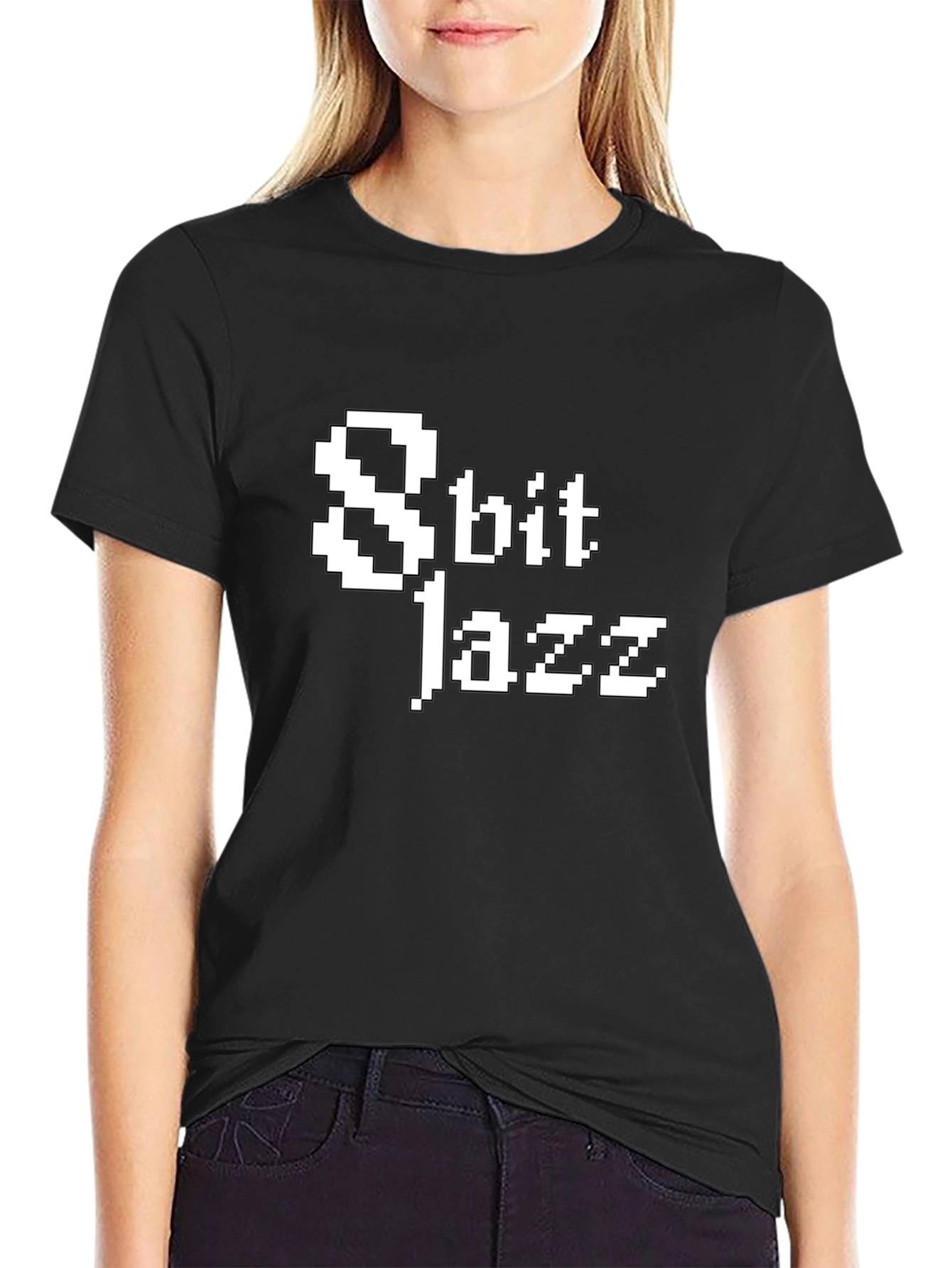 8-Bit Jazz Graphic Tee - Retro Style