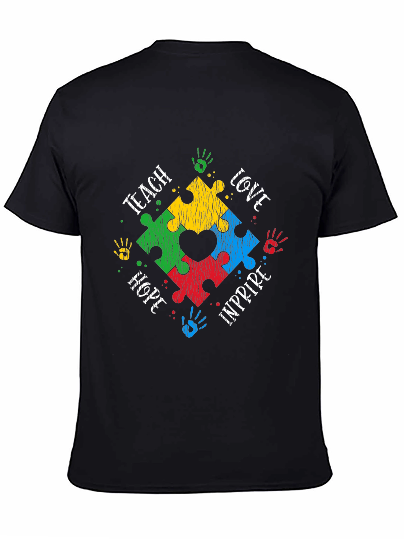Autism Awareness Puzzle Heart T-Shirt
