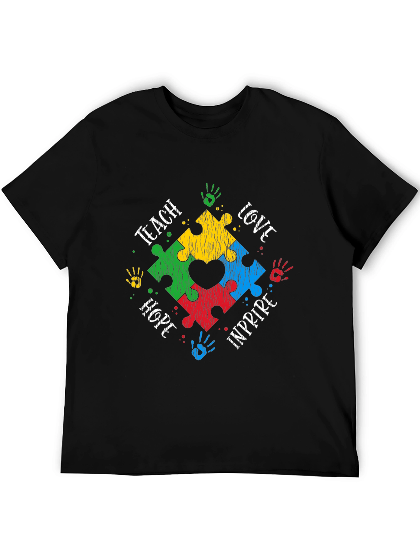 Autism Awareness Puzzle Heart T-Shirt