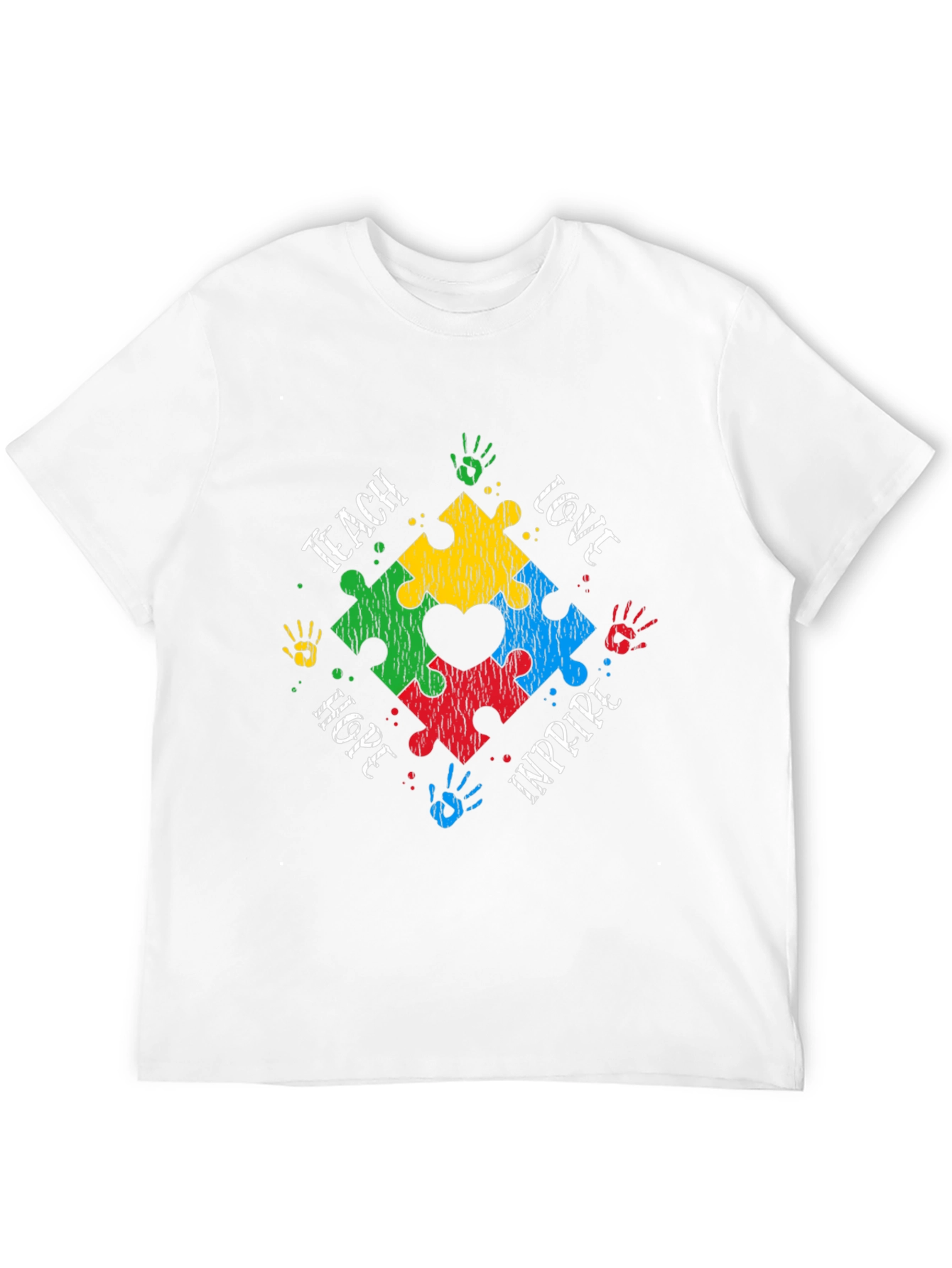 Autism Awareness Puzzle Heart T-Shirt