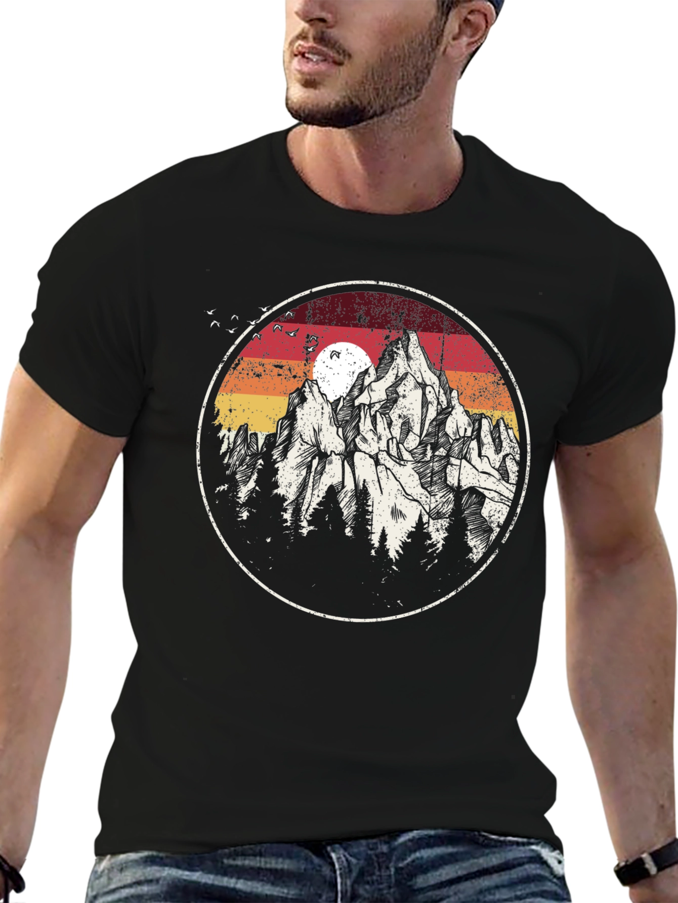 Mountain Graphic Tee - Adventure Awaits!