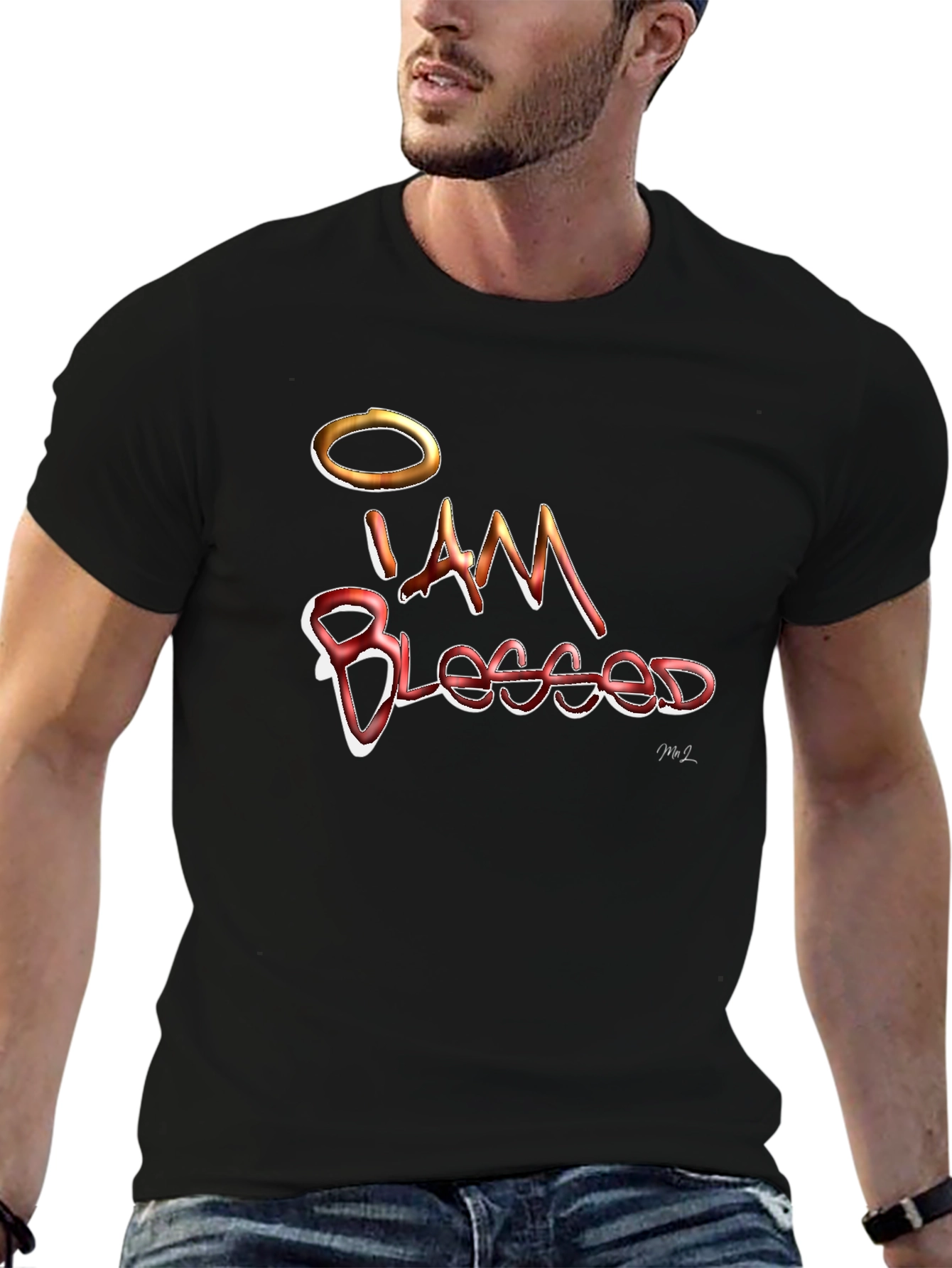 I am Blessed Graphic Tee - Stylish Religious T-Shirt